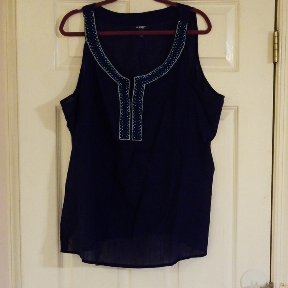 Old Navy Beaded Tank XXl